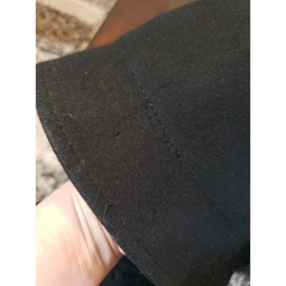 Target 100% Wool Cloche Feathers Black Retro 20s 30s Era - Picture 5 of 7